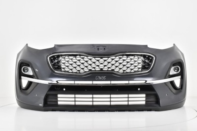 Kia sportage iv lift 2019- бампер передний 4xpdc фото №1