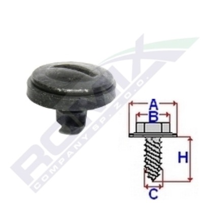 A96F42 ROMIX ROMIX (ILOSC W OPAKOWANIU 5) SOPORTE TAPONES DEL MOTOR AUDI  