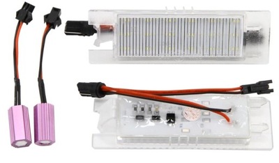 Ліхтарі номерного знака led світлодіодні alfa romeo 147 156 159 фото №1