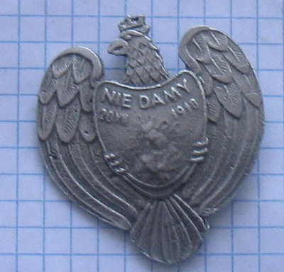 odznaka NIE DAMY 20XII 1918 orzeł