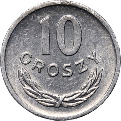 PRL, 10 groszy 1975