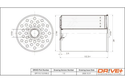 DRIVE+ FILTRAS DEGALŲ ARO DIESEL 2.5 92-06 240-2 44 