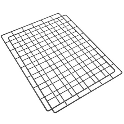 2 SZT. CZARNA METALOWA SIATKA NA ZDJĘCIA, RAMKA ŚCIENNA