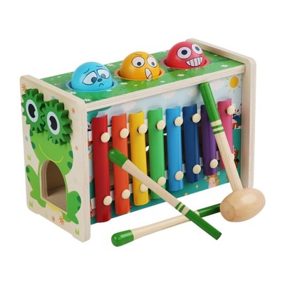 Drewniane zabawki Montessori zabawki edukacyjne za