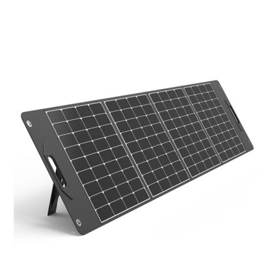 Ładowarka solarna kempingowa panel słoneczny składany 400W czarna