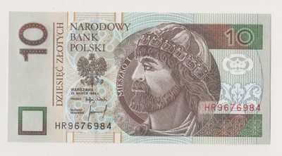 10 złotych 1994 seria HR stan 1