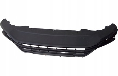 Накладка спойлер бампера перед volkswagen t-roc 17+ фото №1