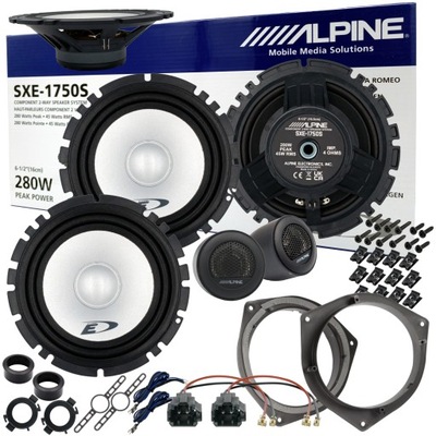 ALTAVOCES PARA RADIO AISLADOS ALPINE DISTANCIAS PARA HYUNDAI I10 KIA PICANTO  