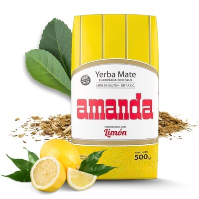 Yerba Mate AMANDA LIMON 500g CYTRYNOWA