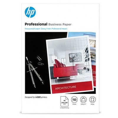 HP PROF, papier, połysk, biały, A4, 200 g/m2, 150