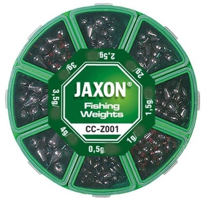 Ciężarki spławikowe, łezki przelotowe Jaxon 0,5-4g