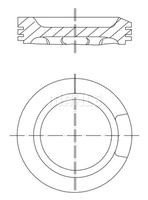 KARTOTEKA /MAHLE/ AUDI 033 04 02 MAHLE ORIGINAL