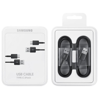 Kabel Samsung USB do USB-C 2szt Oryginalny Przewód 1.5m EP-DG930MB