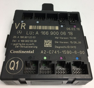 Модуль блок керування двері mercedes w166 gl 1669000618 фото №1