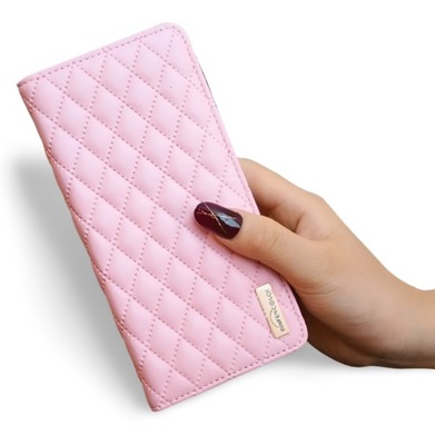 Etui Diamond Wallet do Apple iPhone 12 - Różowy