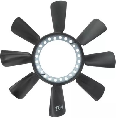 Thermotec d9w002tt колесо вентилятора, охолодження двигуна фото №1