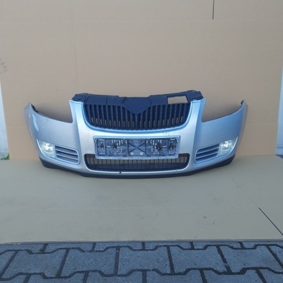 Бампер перед skoda fabia ii 06-10 фото №1