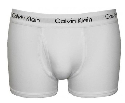 CALVIN KLEIN BIAŁE BOKSERKI BAWEŁNIANE LOGO M SPE