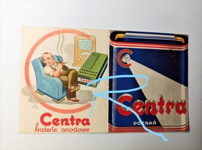 Reklama poznańskiej firmy CENTRA/Lata 40-te