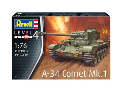REVELL 1:76 A-34 COMET MK.1 03317