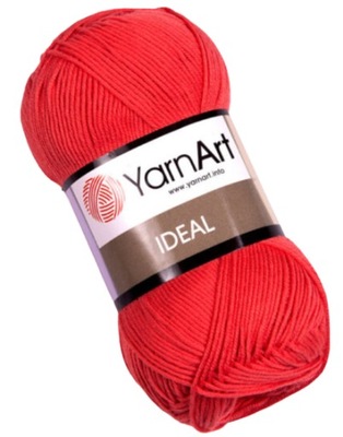 Włóczka Yarn Art IDEAL c.236 KORALOWY 100% bawełna