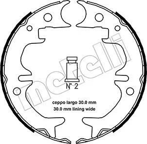 53-0444 ZAPATAS DE TAMBOR HAM.TOYOTA CAMRY 86-91 MANUAL  