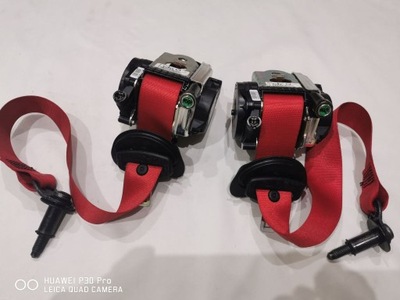 MINI F54 F55 F56 PARTE DELANTERA CORREAS 2 RANURAS ROJA  