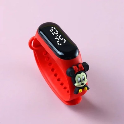 Opaska Smartwatch dla dzieci Myszka Miki Czerwony