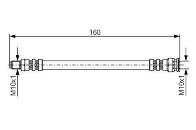 BOSCH 1 987 476 629 CABLE DE FRENADO ELÁSTICO  