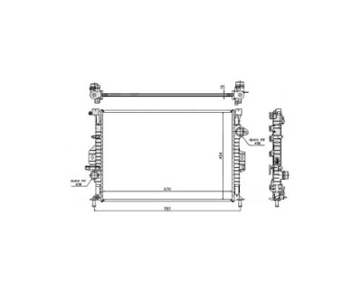 Радіатор volvo s80 as 04.13- 1461068 nowa фото №1