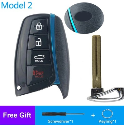Car key shell for hyundai genesis 2013 2014 2015 santa fe equus azer 22905 фото №1
