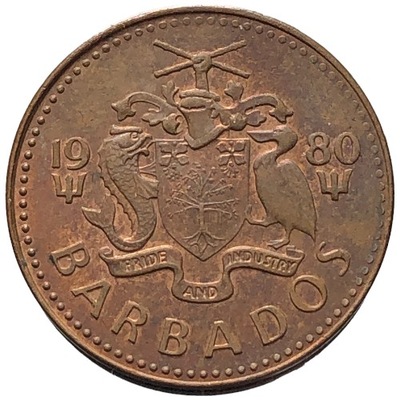 83801. Barbados - 1 cent - 1980r.