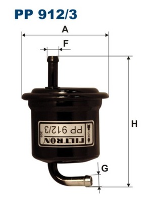 FILTRO COMBUSTIBLES SUBARU ALTO 0.8  