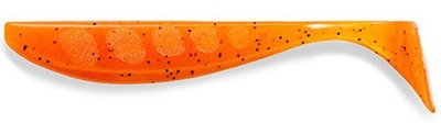 FISHUP Wizzle Shad 2” 049 - Orange Pumpkin/Black