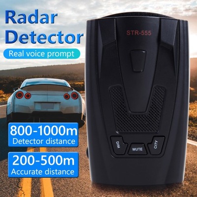 NUEVO STR-555 AUTO DETEKTOR RADAR VERSIÓN INGLESA  