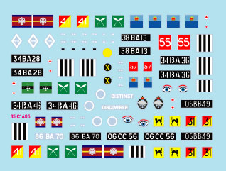 Star Decals 35-C1405 1/35 Ferret Mk 2/2 and Mk 2/3 SC