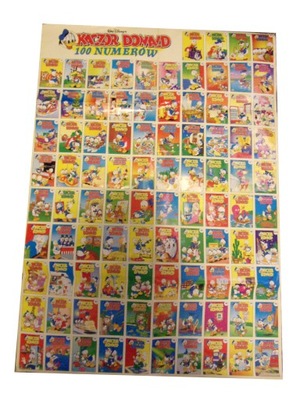 KACZOR DONALD 100 NUMERÓW - plakat 79x56