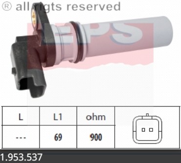 1.953.537 -- SENSOR POSICIÓN DE EJE OPEL ALFA FIAT  