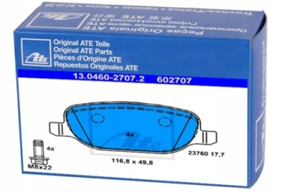 Тормозные колодки тормозные задняя alfa romeo brera 1.8 tbi 2.0 фото №1