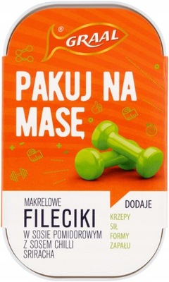 Fileciki makrelowe w s.pom.z sriracha 110g GRAAL