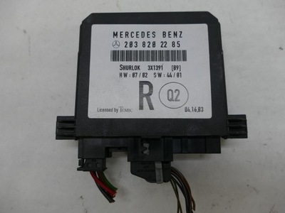 Mercedes w203 sedan модуль двері правий задня фото №1