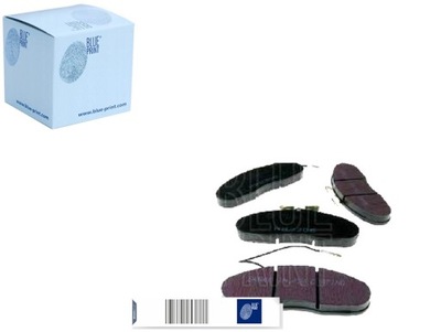 Blue print adn142128 набір гальмівних колодок гальмівних, гальма дискові фото №1