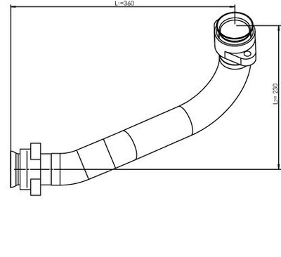 COLECTOR MB DERECHA LOW COST DINEX DIN54234  