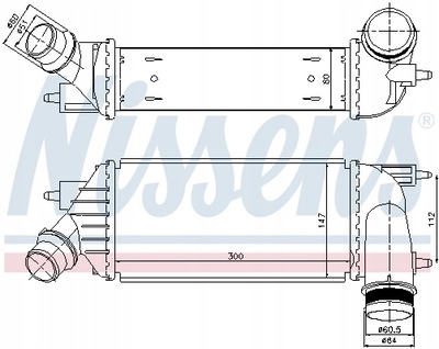 ИНТЕРКУЛЕР PEUGEOT NISSENS 96467