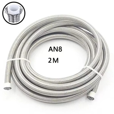 LENGTH 2M 5M AN4 AN6 AN8 AN10 AN12 RACING HOSE 304 STAINLESS STEEL B~33811