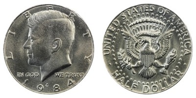 1984 Kennedy Half Dollar Mennica P