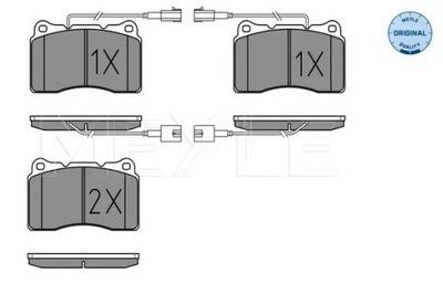 PADS HAM. ALFA P. 159/166/BRERA/SPIDER  