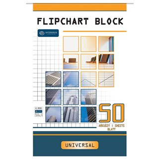 BLOK DO FLIPCHARTU 64x100 cm GŁADKI 50K INTERDRUK