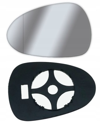 Вкладиш дзеркало seat exeo ibiza leon 8+ asf+pl ліва фото №1