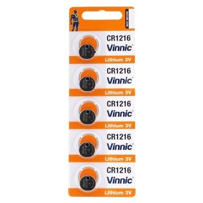 *Vinnic CR1216 CR 1216 bateria litowa